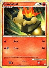 HeartGold SoulSilver #61/123 Cyndaquil on eBay