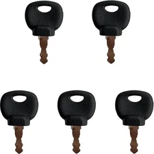 5 Ignition Keys for Telehandlers Lift Excavator Backhoe Forklifts Compactor T