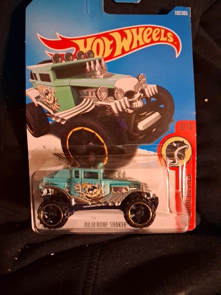 2016 Hot Wheels #192 HW Daredevils 8/10 BAJA BONE SHAKER Teal Variant wBlkOROH6s