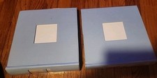 2-Unbranded Blue Scrapbook Album 12x12 Photo Post Bound Book SEE DESCRIPTION