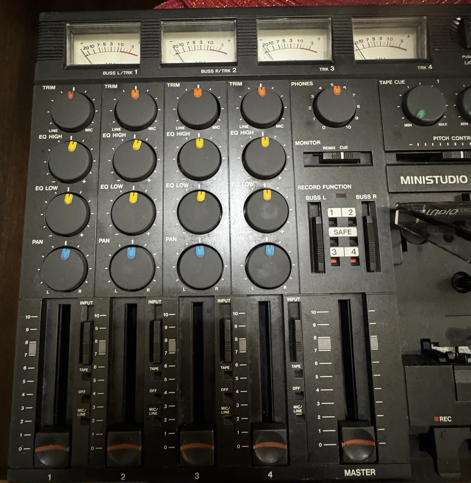 Tascam Porta One Ministudio 4-Track Cassette Recorder (WORKING FUNCTIONAL) - Image 2 of 4