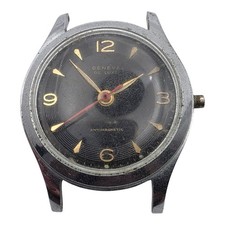 Lote de piezas suizas reloj mecánico vintage para hombre Geneva De Luxe