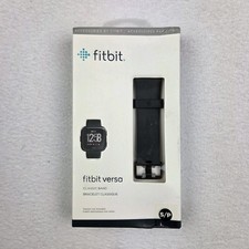 Genuine Original Fitbit Versa Sport Band Black Small Petite S/M