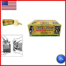 ST. ALBANS BAY SUET PLUS High Energy Suet Cakes, 20 Pack 11 Oz. Suet Cakes Wild