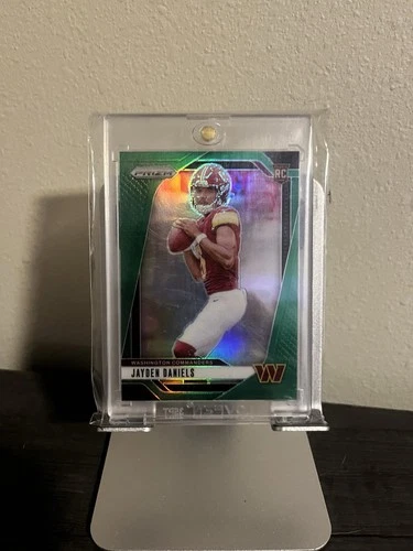 2024 Panini Prizm - Rookies Jayden Daniels #347 Green Prizm (RC)