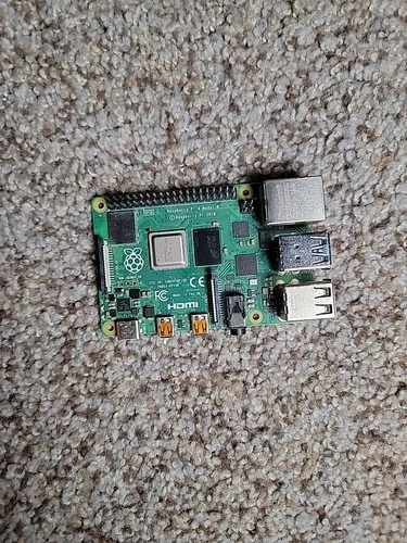 Raspberry Pi 4 Model B, 4GB DDR4 RAM Single Board Computer (RPI4-MODBP-4GB)