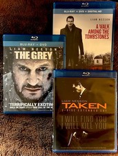 Liam Neeson 3 Blu-ray Collection: THE GREY / TAKEN / A WALK AMONG THE TOMBSTONES