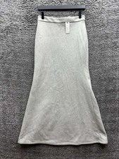 NWT Anthropologie Mare Mare Cozy Slim Puddle Maxi Skirt Grey Womens Size S