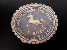 Siegelmarke VEREIN zur FÖRDERUNG der PFERDEZUCHT in BAYERN (A.V.)