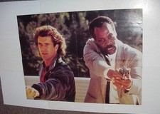 Lethal Weapon Poster # 1 Riggs and Murtaugh Mel Gibson Danny Glover