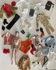 Vintage 60’s LOT Original Mattel Ken Doll with Black Label Outfits & Accessories