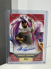 Topps 2025 Inception Garrett Crochet Red Sox Rookie On Card Auto /50 #RESA-GC. rookie card picture