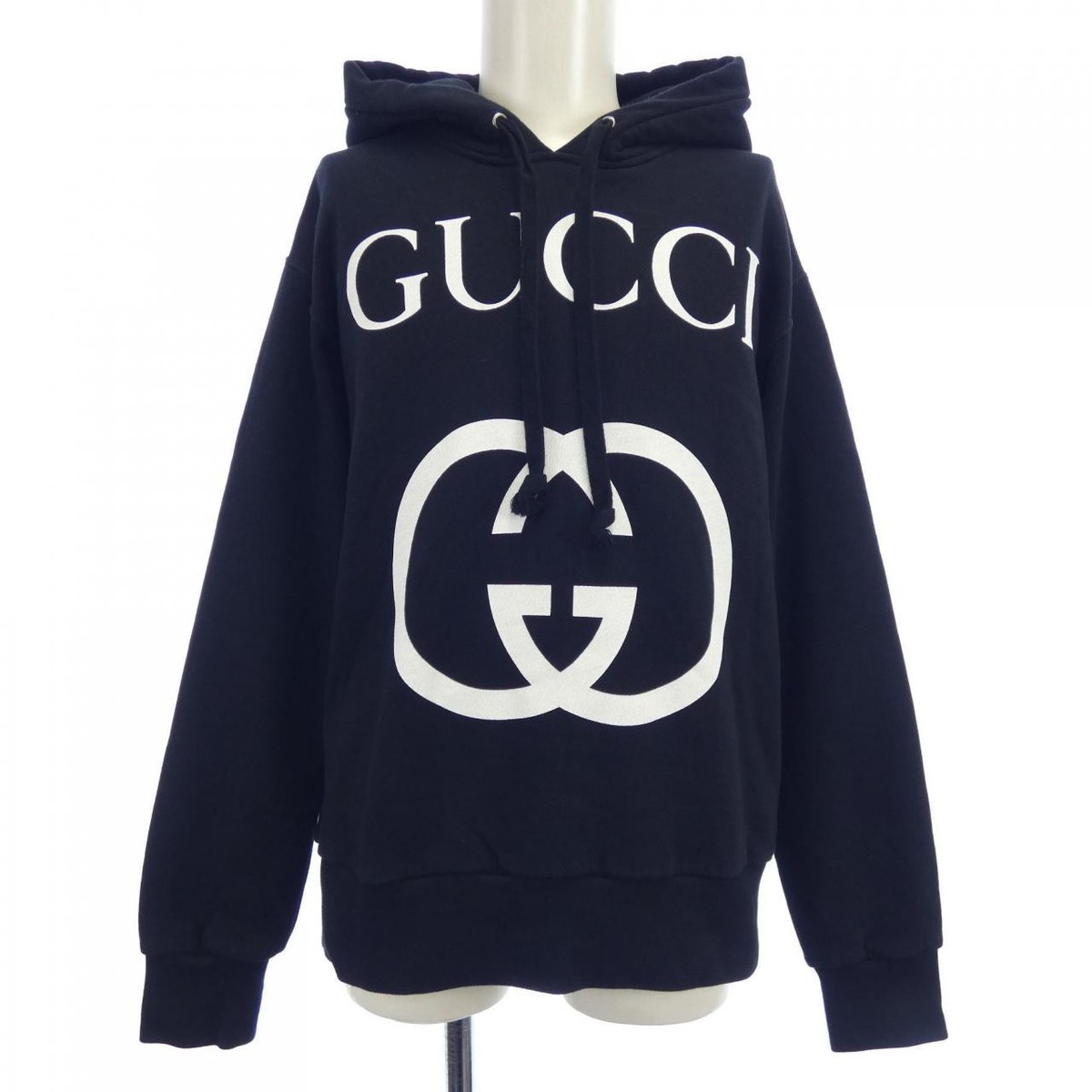 Authentic Gucci Hooded Sweatshirt With Interlocking G