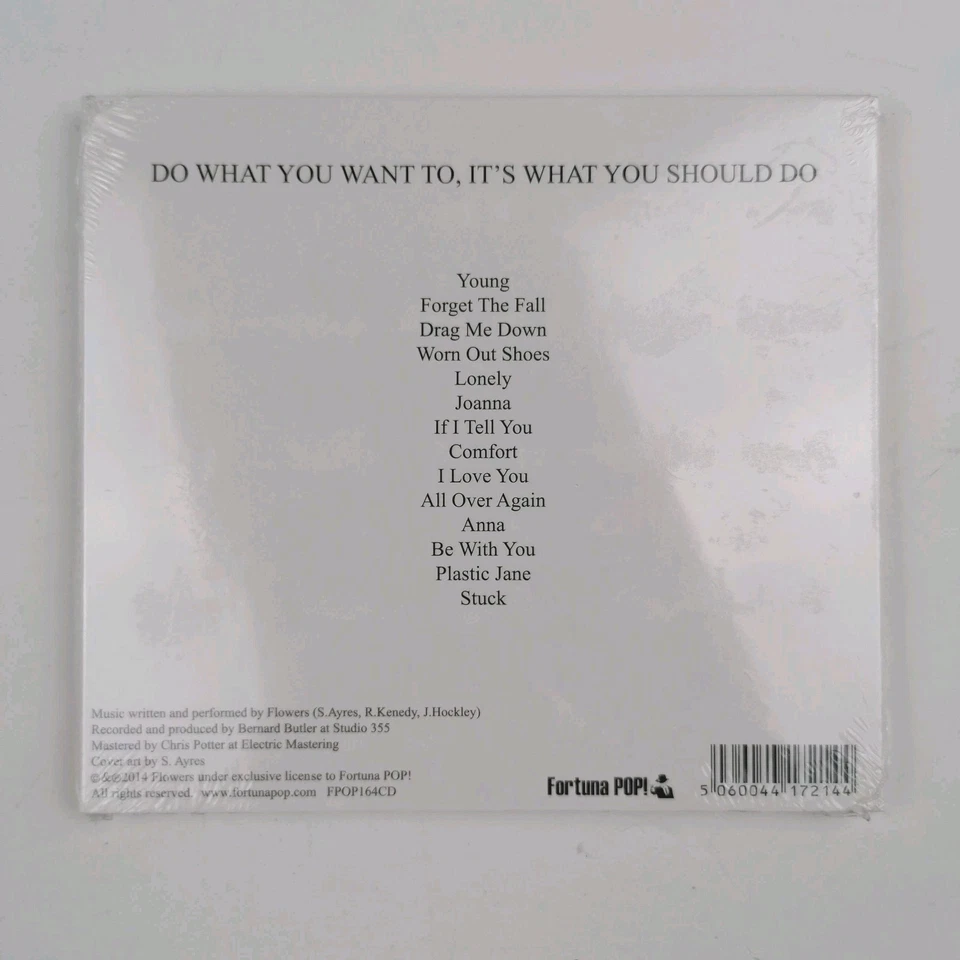 Flowers - Do What You Want To, Its What You Should Do (2014) CD Album - New - Image 2 of 3