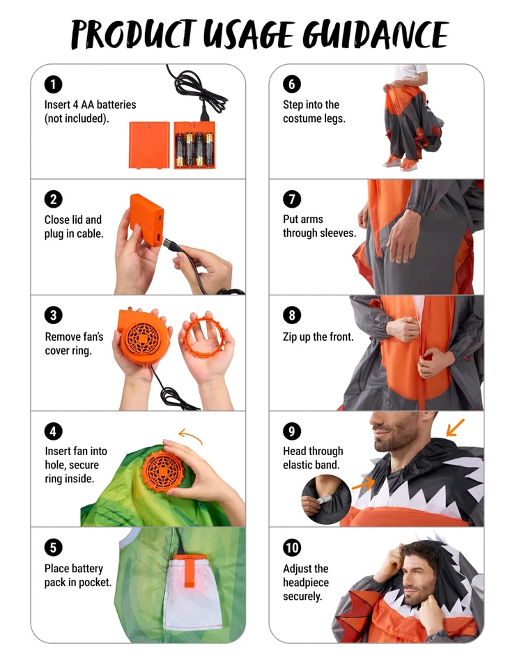 Disfraz de Halloween, Grueso Gordito Inflable Disfraz de Hombre, Cuerpo Completo Explosión Fa... Foto 4 de 4