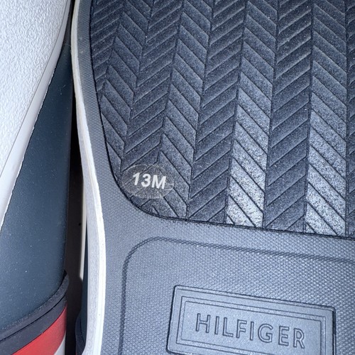 Tommy Hilfiger Ramus Stripe Schuhe Herren Gr. 13 Blau Leder Schnürschuhe Sneaker - Bild 7 von 7