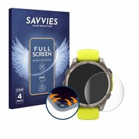 4X Displayschutz Full-Screen FüR Garmin Fenix 8 Solar (47 Mm)