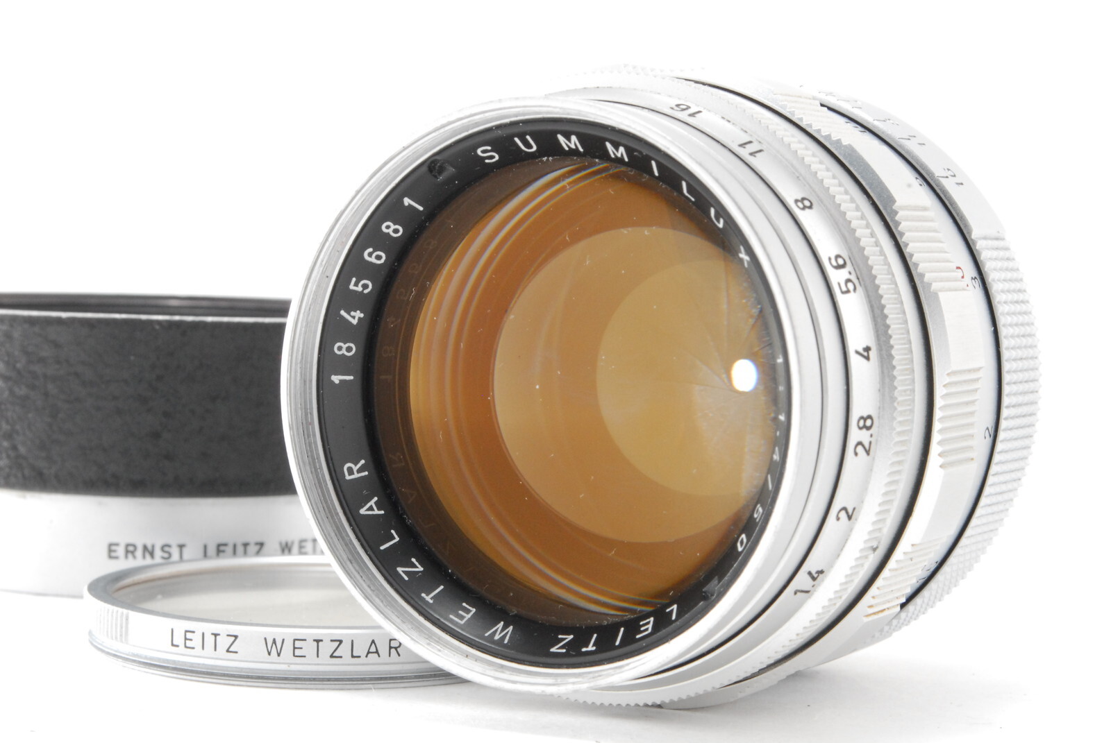 Leica Summilux M 50mm f/1.4 Chrome 2nd Gen Manual Focus Lens Japan Import