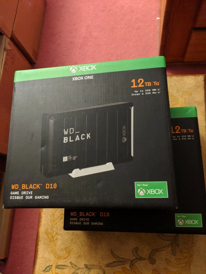 WD_BLACK 12TB D10 Desktop External HDD (7200 RPM) with 1-Month Xbox Game Pass - Image 2 of 2
