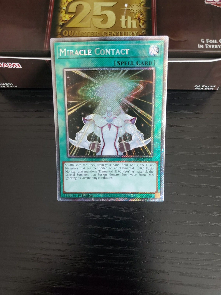 Yugioh Bonanza - Miracle Contact - Platinum Secret Rare - RA03-EN253