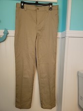 Lands End/Boy's Size 20/Beige Adjustable Waist Chino Pants. New