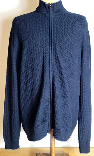 Pull Robert Graham - Taille M - Gris - Coton - Neuf Avec étiquettes - Luxury Gifts