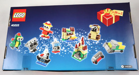 LEGO 40222 24-In-1 Christmas Builds, Holiday Countdown NISB RETIRED