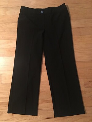 CHICO'S BLACK DRESS PANTS - SIZE 1 