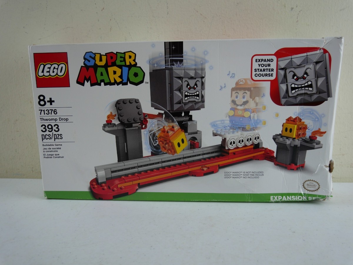 LEGO Super Mario 71376 Thwomp Drop Game Building 393 Expansion