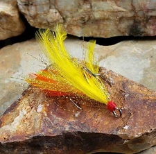 20 Feather Flash Mustad Nickel Dressed Treble Hook 2/0 DIY Spinners/Lures BASS!!