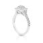 thumbnail 2 - Diamond Engagement Wedding Ring 1.00 Ct Cushion Solitaire 14K White Gold Size 8
