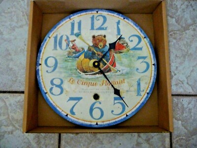 Timeworks Storytime 13'' Wall Clock Le Cirque Flottant Magasin De Jour (SCFC13) 