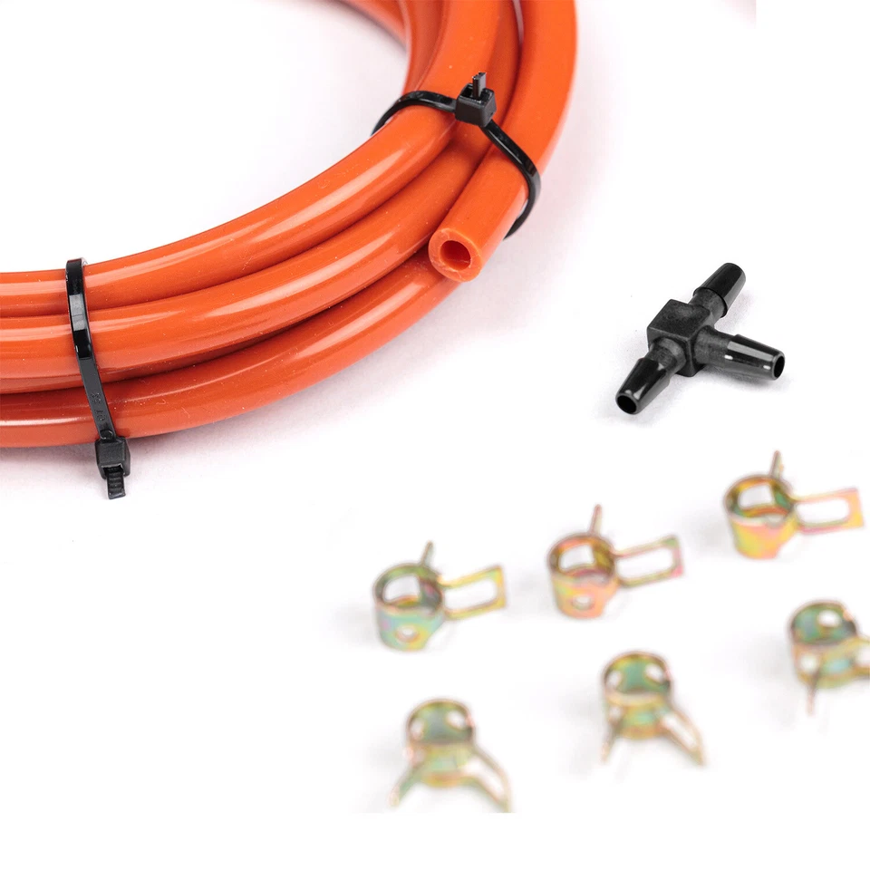 Kit de vestir de manguera de aspiradora de aire de silicona para sala de máquinas roja para TOYOTA 1997-2022 EE. UU. Foto 3 de 4