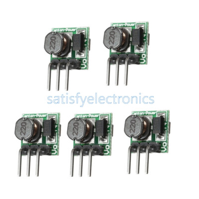 5PCS Mini DC-DC 0.8-3.3V to 3.3V Step up Boost Power Module Voltage Converter
