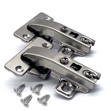 2 x Blind Corner 90 Degree Kitchen Cabinet Concealed Angular Door Hinge