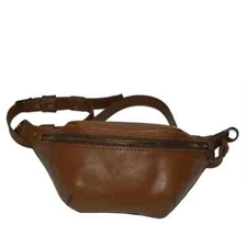 Brown Leather Crossbody Pouch Fanny Pack Belt Bag – Premium Italian Leather