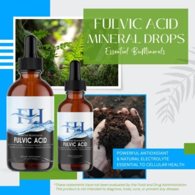 FULVIC ACID 1 FL. OZ (30ML) Exp 6/2026