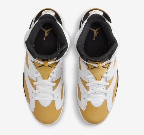 Nike Air Jordan 6 Retro Amarillo Ocre Zapatillas CT8529-170 Amarillo 46 US 12 - Imagen 3 de 8