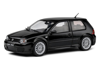 1/43 Volkswagen Golf IV R32 Black 2003 Diecast Model Car by Solido