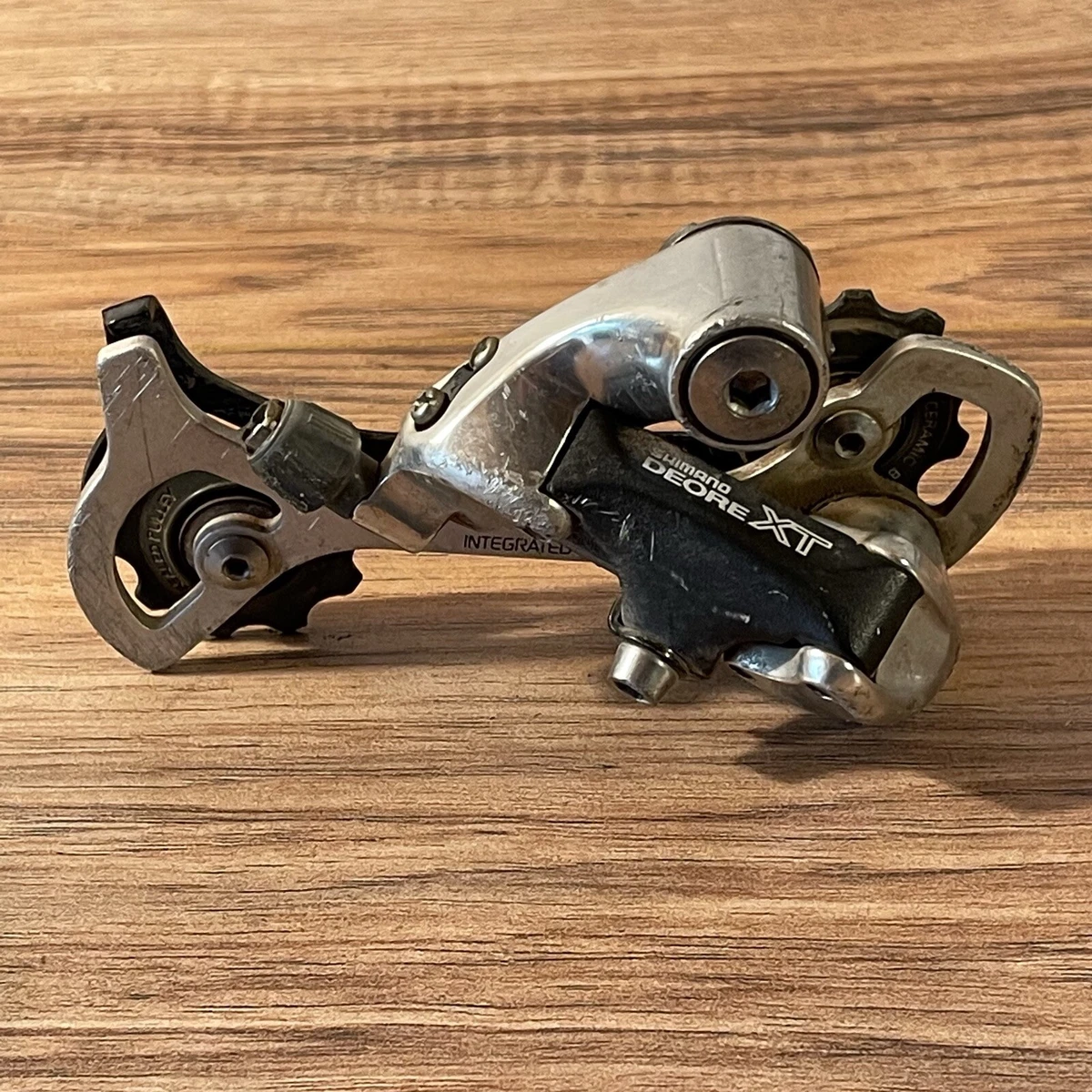 Used Shimano Deore XT RD M739 Long Cage Rear Derailleur 8 Speed eBay