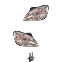 Halogen Scheinwerfer Set H4 FüR KIA Rio II Stufenheck Inklusive Lampen