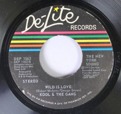 Soul 45 Koll & The Gang - Wild Is Love / Higher Plane On De-Lite Records