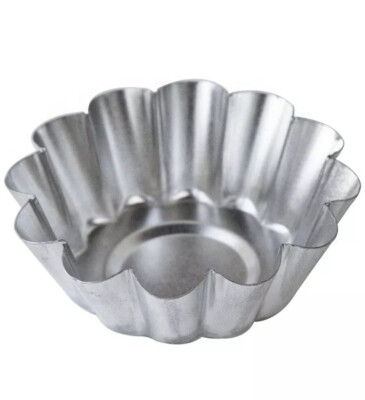 Fox Run 4570 Deep Tart Tins Pans 2.25  Set of 4 Tin-Plated Steel New