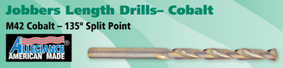 24x2 M42 COB.WIRE G.JOB.L DRILL(SET OF 5)-AL. AMERICAN ITEM NO. 1111024(FT)