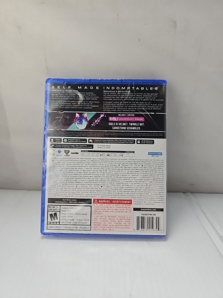 SAINTS ROW　FIRST EDITION PREMERA EDICION Saints Row SR IV Re Elected & Gat Out of Hell First Edition