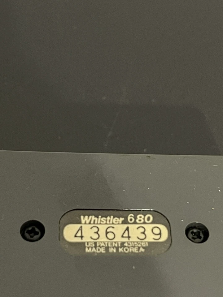 Whistler Radar / Laser Detector 680 Unit Only, No Power Cord W Manual - Image 2 of 2