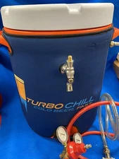 TURBO CHILL BEER KEG CHILLER. WARM BEER KEG TO 38 Degrees FAST. Jockey Box.