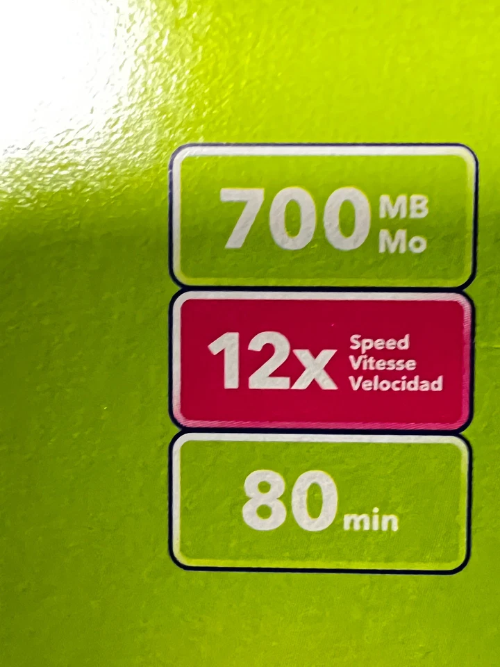 Lot of 200x Verbatim 12x Cd-RW Media - 700mb - 120mm - 10 Pack Slim Case - Image 3 of 4