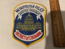 Metropolitan Police Washington District Of Columbia DC patch  new full size