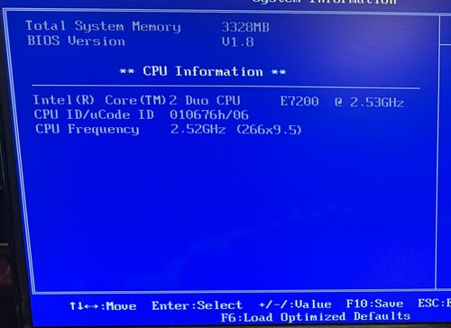 MSI P965 Platinum MS-7238 Intel Duo CPU E7200 @ 2.53GHz 3Gb RAM Plus Extras KL - Picture 4 of 21
